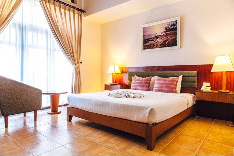 Phòng Bungalow Deluxe Beach Front